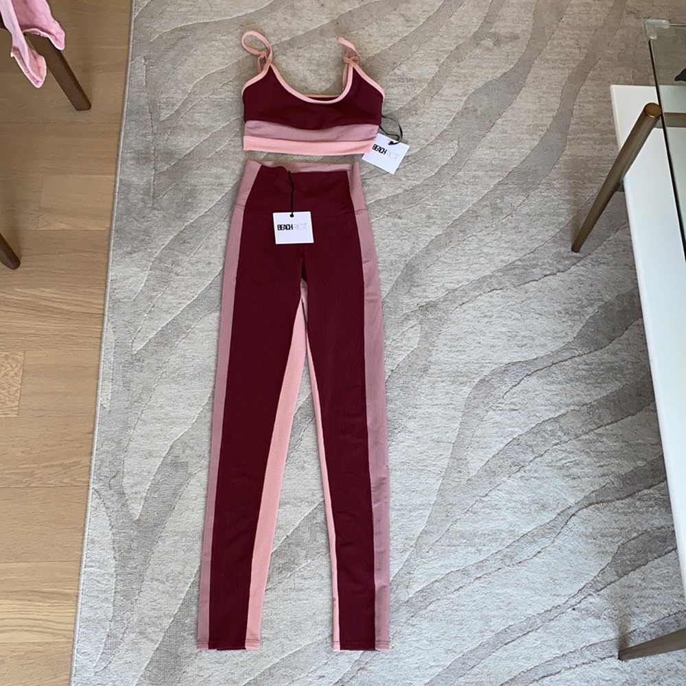 Nwt Colorblock Set Xs Bottom Small Top - image 4